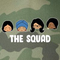 The Squad AOC Rashida Ayanna Llhan  Legacy Tie Dye Trucker Hat
