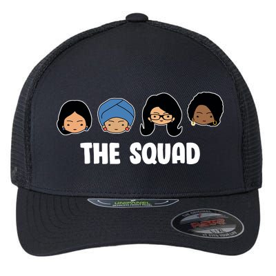 The Squad AOC Rashida Ayanna Llhan  Flexfit Unipanel Trucker Cap