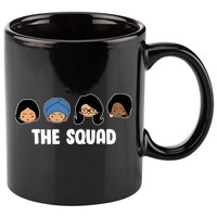 The Squad AOC Rashida Ayanna Llhan  11oz C Handle Ceramic Mug
