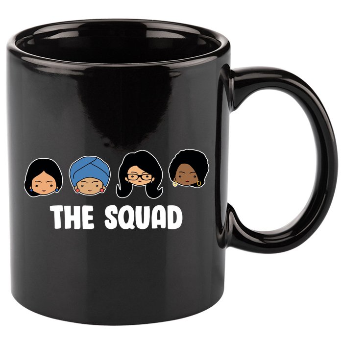 The Squad AOC Rashida Ayanna Llhan  11oz C Handle Ceramic Mug