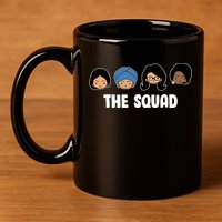 The Squad AOC Rashida Ayanna Llhan  11oz C Handle Ceramic Mug