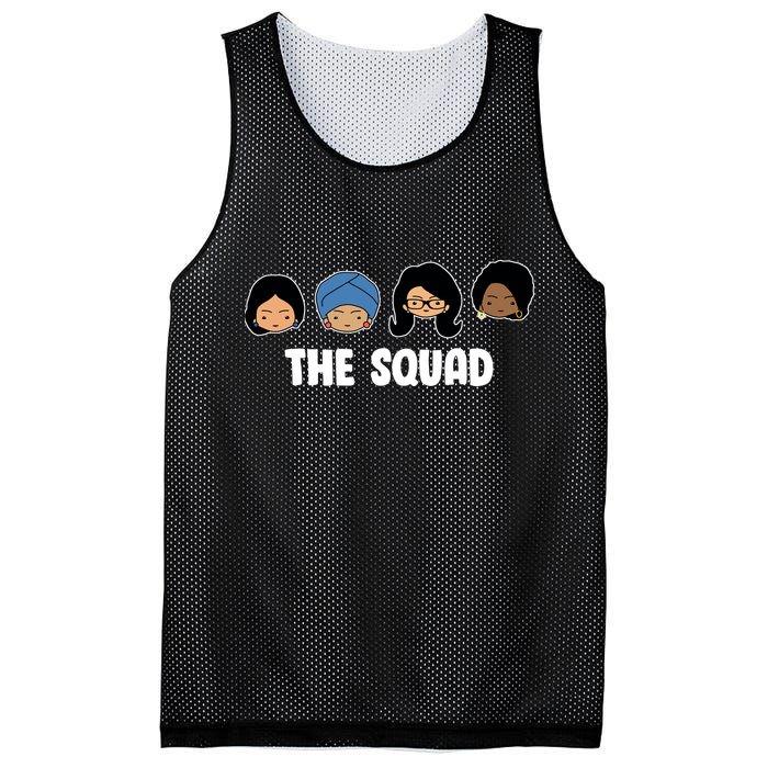 The Squad AOC Rashida Ayanna Llhan  Mesh Reversible Basketball Jersey Tank