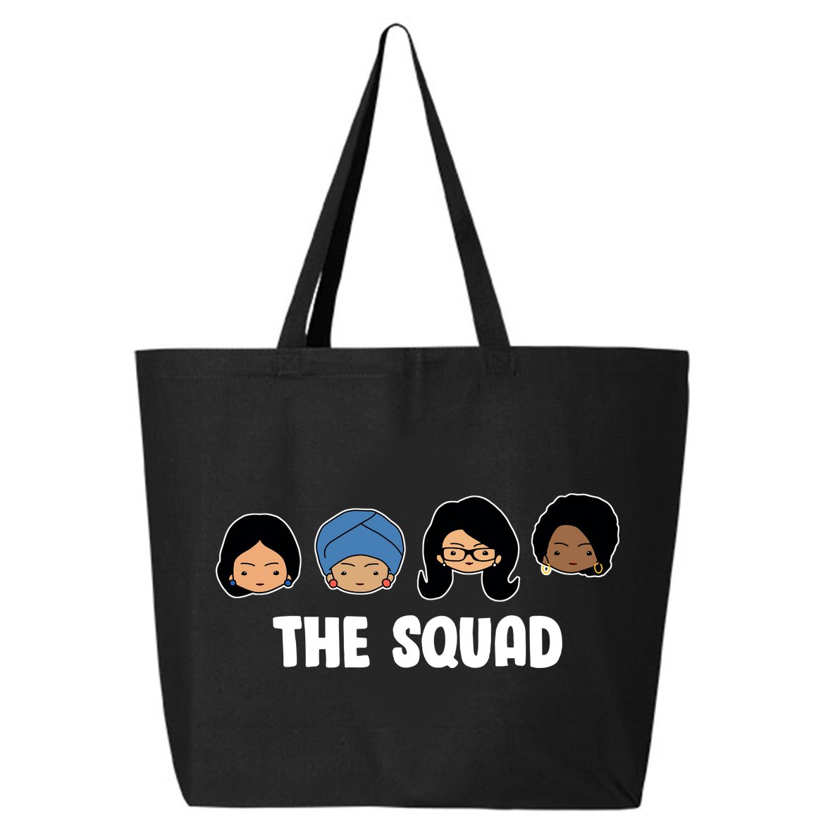 The Squad AOC Rashida Ayanna Llhan  25L Jumbo Tote
