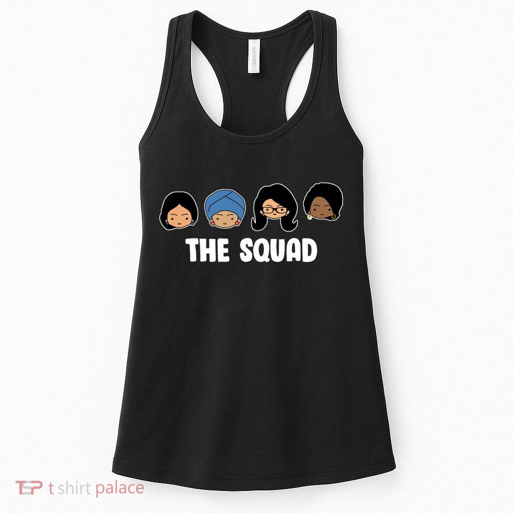The Squad AOC Rashida Ayanna Llhan  Womens Tank Top
