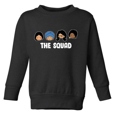 The Squad AOC Rashida Ayanna Llhan  Toddler Sweatshirt