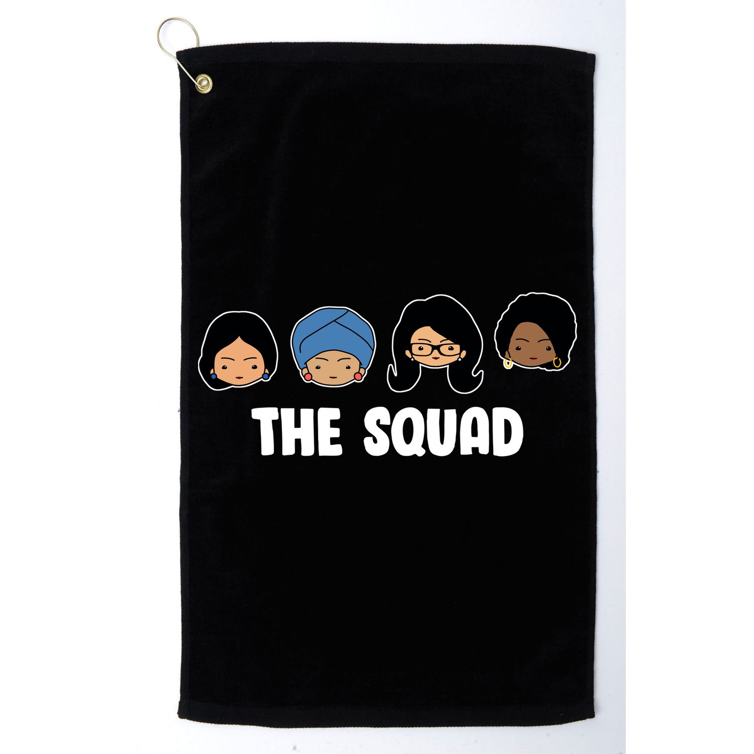 The Squad AOC Rashida Ayanna Llhan  Golf Towel