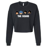 The Squad AOC Rashida Ayanna Llhan  Cropped Pullover Crew