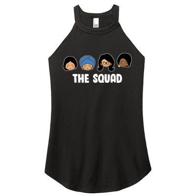 The Squad AOC Rashida Ayanna Llhan  Women's Perfect Tri Rocker Tank