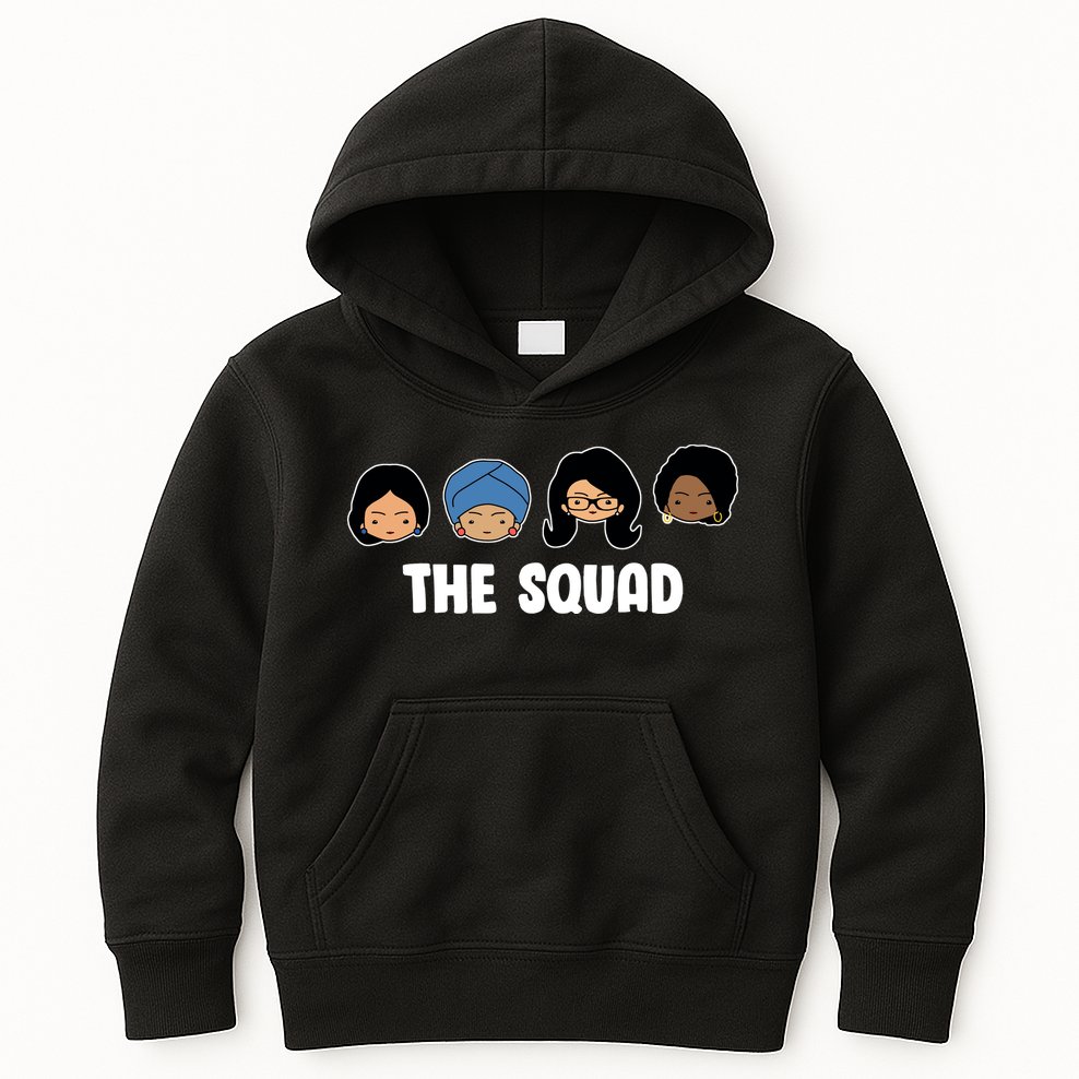 The Squad AOC Rashida Ayanna Llhan  Kids Hoodie