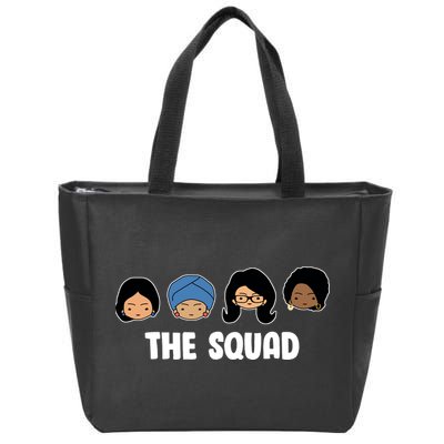 The Squad AOC Rashida Ayanna Llhan  Zip Tote Bag