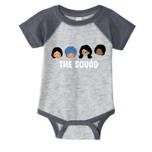 The Squad AOC Rashida Ayanna Llhan  Infant Baby Jersey Bodysuit