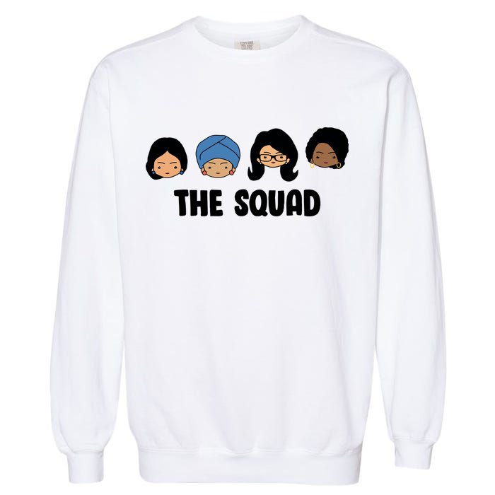 The Squad AOC Rashida Ayanna Llhan  Garment-Dyed Sweatshirt