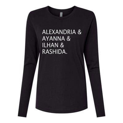 The Squad Names Womens Cotton Relaxed Long Sleeve T-Shirt