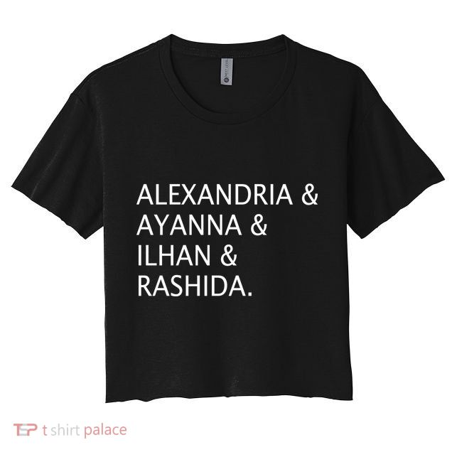 The Squad Names Crop Top