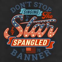 The Star Spangled Banner 7 Panel Mesh Trucker Snapback Hat