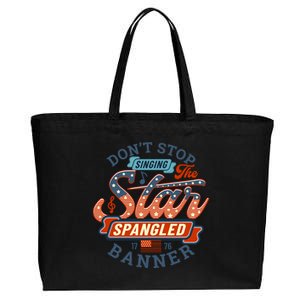 The Star Spangled Banner Cotton Canvas Jumbo Tote