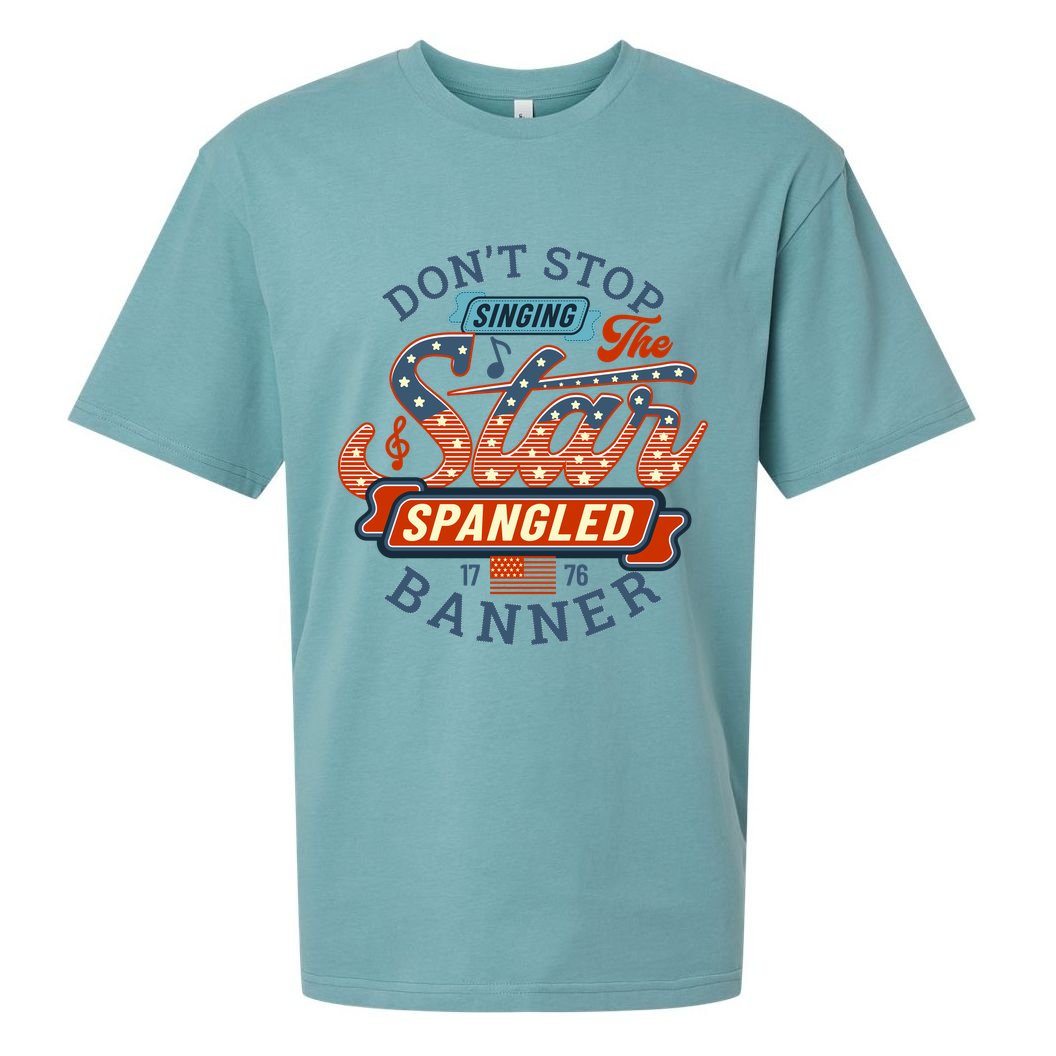 The Star Spangled Banner Sueded Cloud Jersey T-Shirt