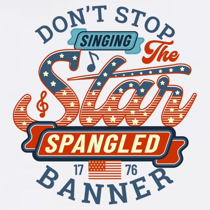 The Star Spangled Banner Cool Comfort Performance Bucket Hat