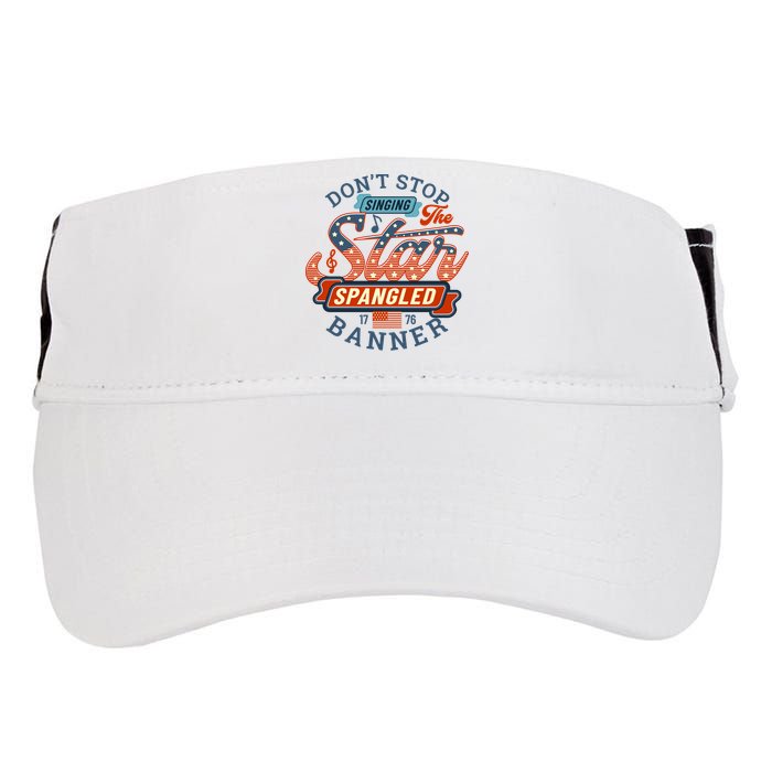 The Star Spangled Banner Adult Drive Performance Visor