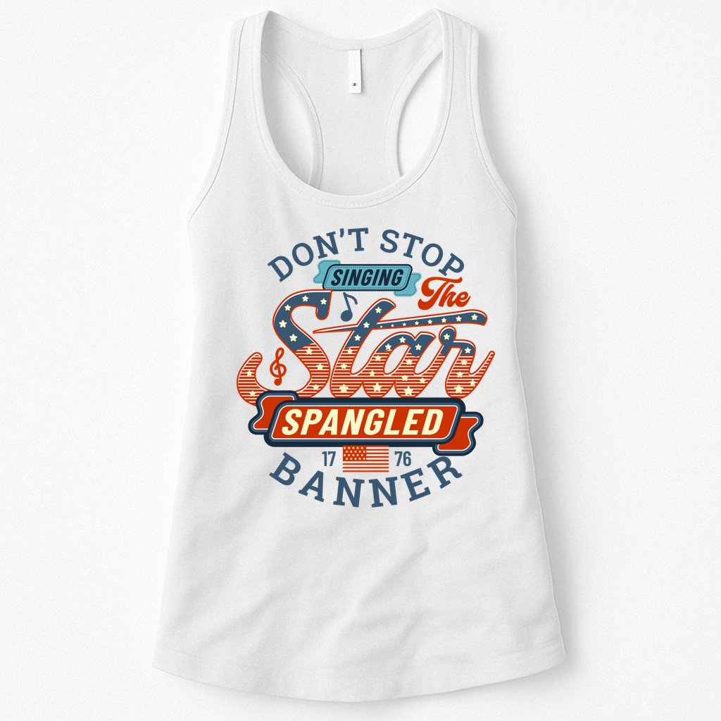 The Star Spangled Banner Womens Tank Top