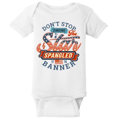The Star Spangled Banner Baby Bodysuit