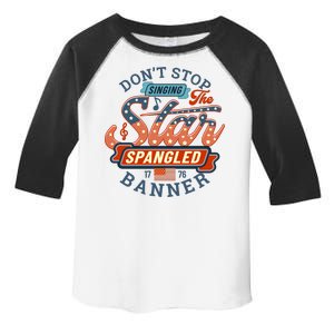 The Star Spangled Banner Toddler Fine Jersey T-Shirt