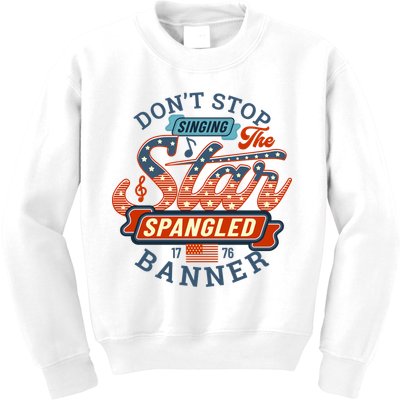The Star Spangled Banner Kids Sweatshirt