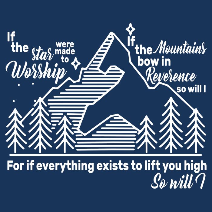 The Stars And Mountains Worship Him 7-Panel Snapback Hat