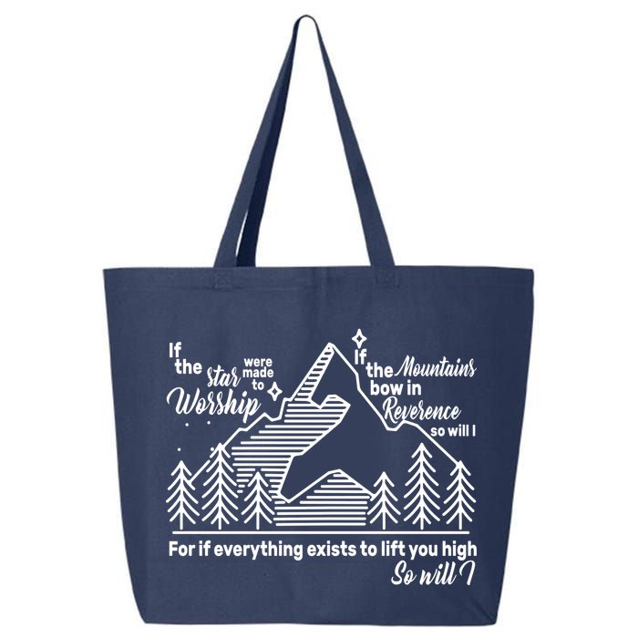 The Stars And Mountains Worship Him 25L Jumbo Tote