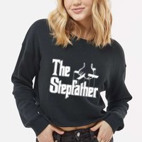 The Stepfather  Cropped Pullover Crew