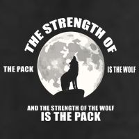 The Strength Of The Pack Is The Wolf Saying Adult Drive Performance Visor