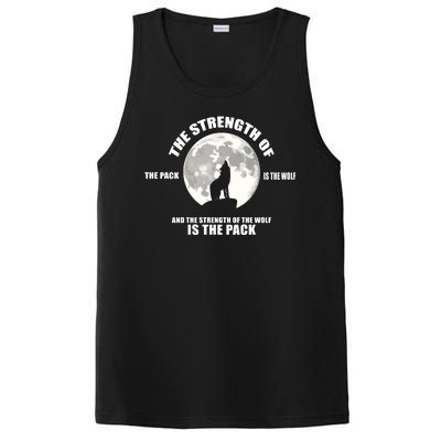 The Strength Of The Pack Is The Wolf Saying PosiCharge Competitor Tank