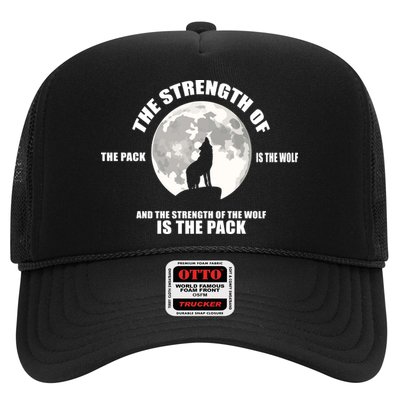 The Strength Of The Pack Is The Wolf Saying Trucker Hat