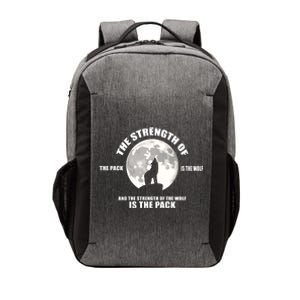 The Strength Of The Pack Is The Wolf Saying Vector Backpack