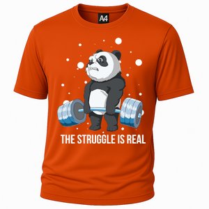 The Struggle Is Real Panda Cooling Performance Crew T-Shirt