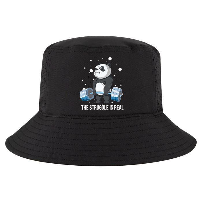 The Struggle Is Real Panda Cool Comfort Performance Bucket Hat