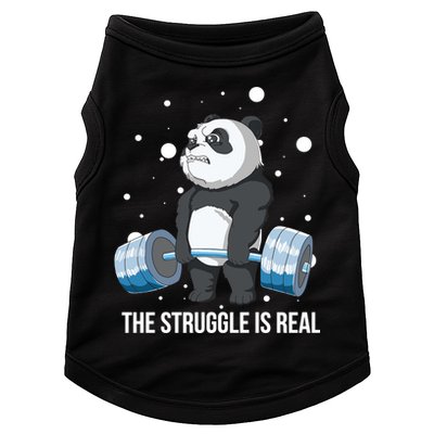 The Struggle Is Real Panda Doggie Tank