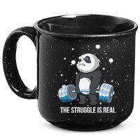The Struggle Is Real Panda 15oz Campfire Ceramic Mug