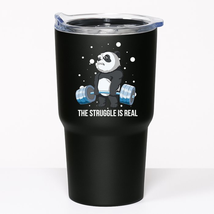 The Struggle Is Real Panda Tumbler
