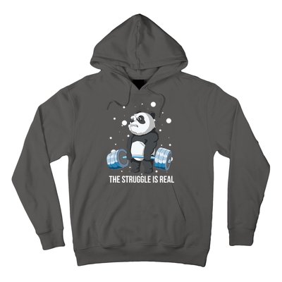 The Struggle Is Real Panda Hoodie