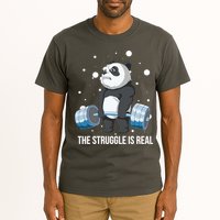 The Struggle Is Real Panda Tall T-Shirt