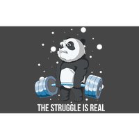 The Struggle Is Real Panda Bumper Sticker