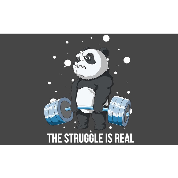 The Struggle Is Real Panda Bumper Sticker