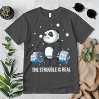 The Struggle Is Real Panda Premium T-Shirt
