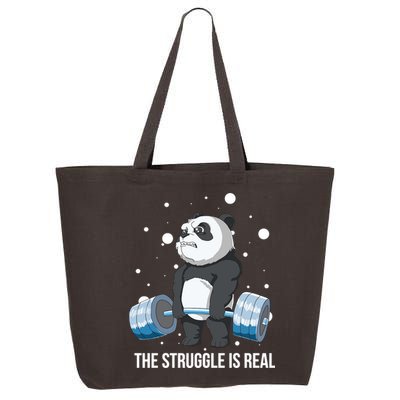 The Struggle Is Real Panda 25L Jumbo Tote