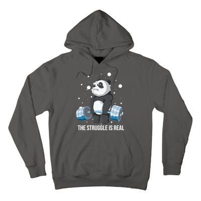 The Struggle Is Real Panda Tall Hoodie