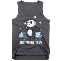 The Struggle Is Real Panda Tank Top