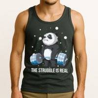 The Struggle Is Real Panda Tank Top