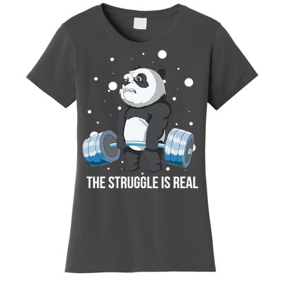 The Struggle Is Real Panda Women's T-Shirt