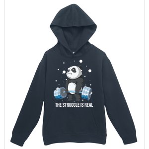 The Struggle Is Real Panda Urban Pullover Hoodie